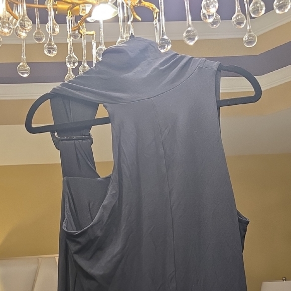 MaxMara Chic One-Shoulder Black Dress Made In Italy - Picture 6 of 16